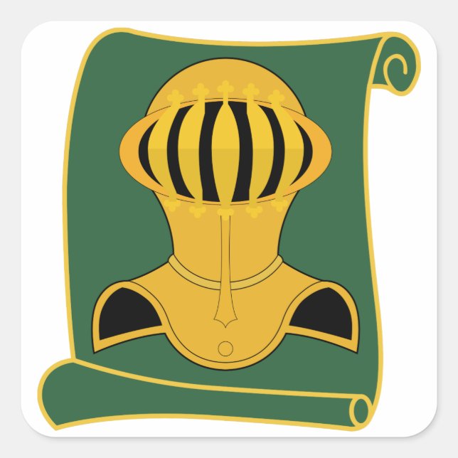 525th Military Police Battalion VIGILANT WARRIOR Square Sticker (Front)
