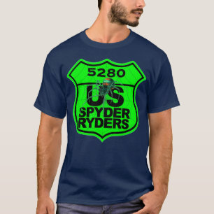 5280 Chapter - Logo Safety Green T-Shirt