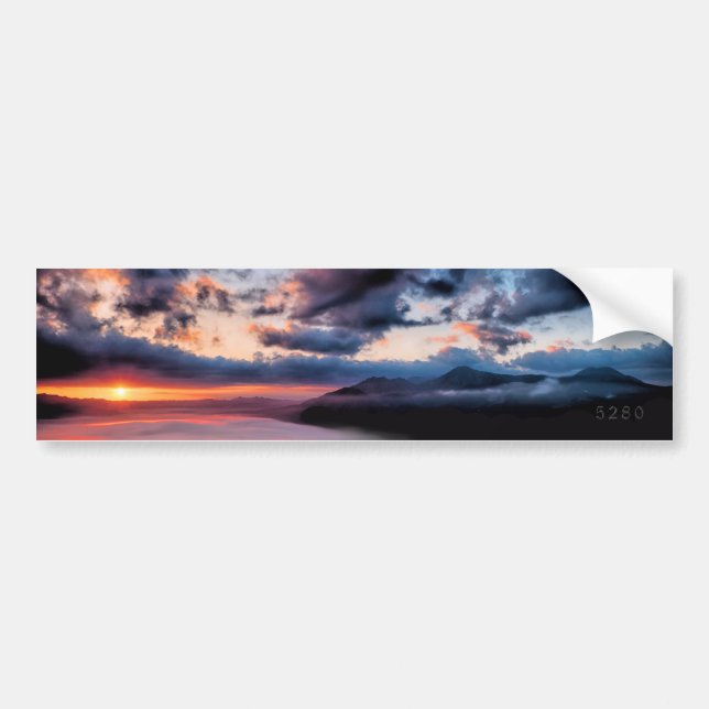 5280 Mountain I Bumper Sticker (Front)