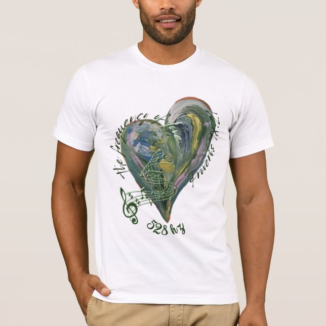 528 hz love scripture T-Shirt (Front)