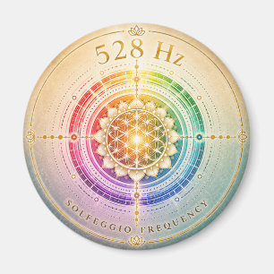 528 Hz Solfeggio Frequency Magnet