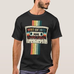 52 Birthday Best Of 1970 Cassette Tape T-Shirt