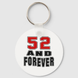 52 birthday designs key ring