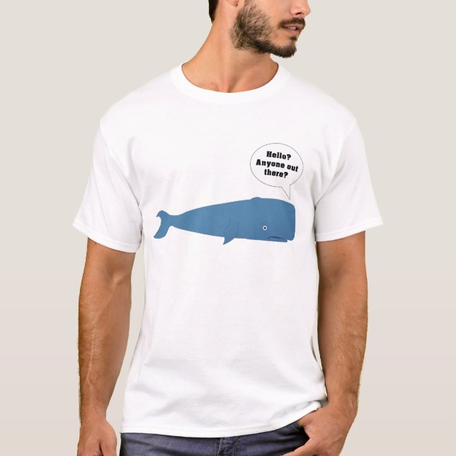 52 Hertz - The Loneliest Whale in the World T-Shirt (Front)