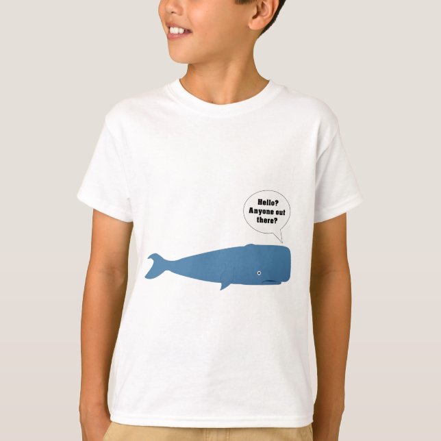 52 Hertz - The Loneliest Whale in the World T-Shirt (Front)