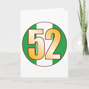 52 NIGERIA Gold Card