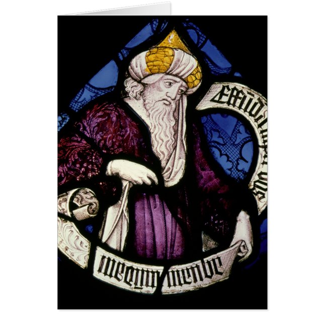 52:Roundel of the prophet Ezekiel, 15th century (Front)