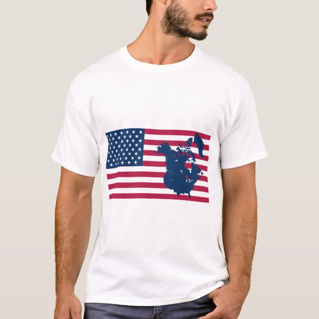 52 STATES OF AMERICA T-Shirt (Front)