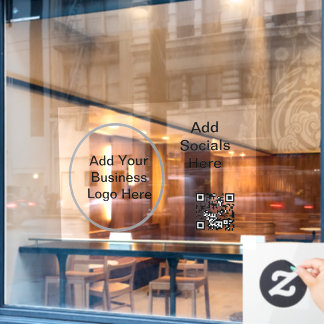 52" x 37.56" Business Logo Window Cling