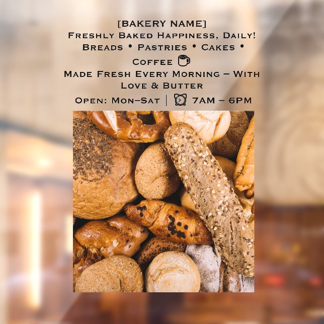 52" x 72" Baker Window Cling  (Sheet 2)