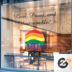 52" x 72" Pride Month Window Cling 