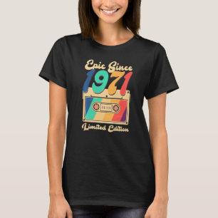 52 Years Old Birthday Shirt Women Men Born In 1971