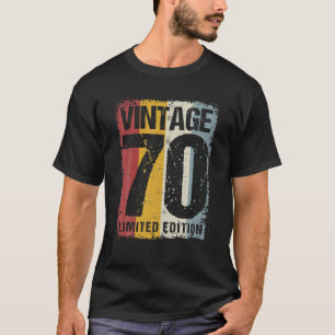 52 Years Old Vintage 1970 52Nd Birthday Decoration T-Shirt