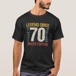 52 Years Old Vintage 1970 52Nd Birthday Decoration T-Shirt