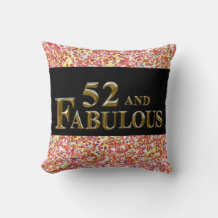 52nd Birthday Cushion