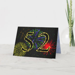 52nd Birthday Party Invitation