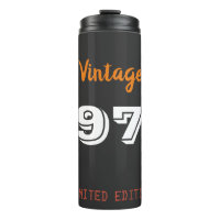 52nd Birthday Thermal Tumbler – Vintage 1974 Limit
