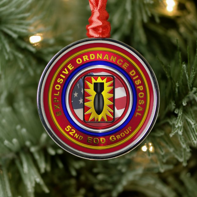 52nd EOD GROUP Christmas   Metal Tree Decoration (Tree)