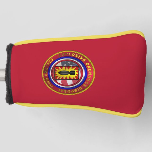52nd Explosive Ordnance Disposal Group  Golf Head Cover (Front)