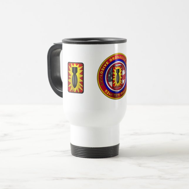 52nd Explosive Ordnance Disposal Group Travel Mug (Front Left)