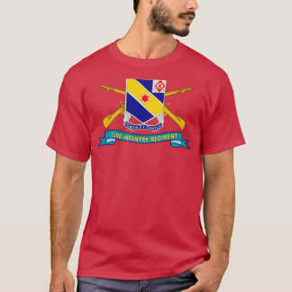 52nd Infantry Regiment DUI w Br Ribbon X T-Shirt