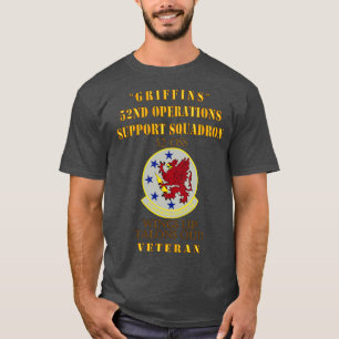 52nd Operations Support Squadron Griffins Wings Up T-Shirt