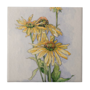 5331 Yellow Coneflowers Tile