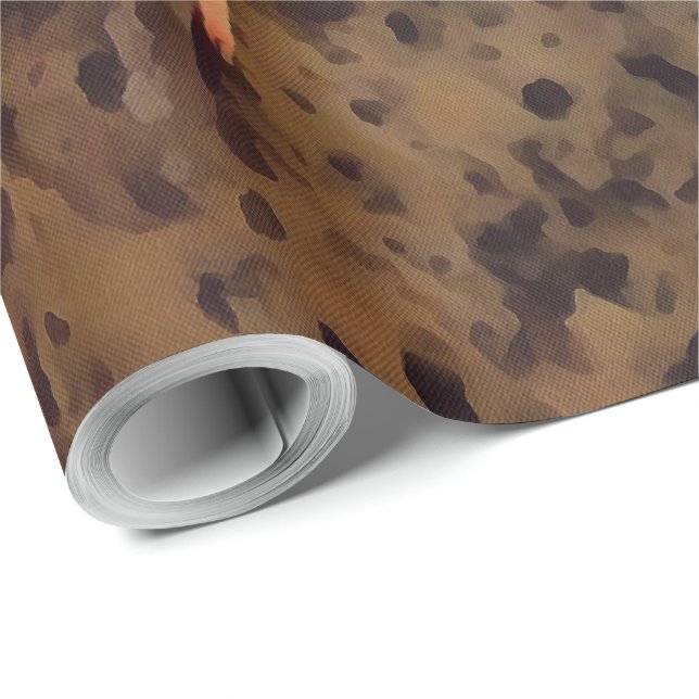 534424932Elegant Red Darter Dragonfly Insect Art Wrapping Paper (Roll Corner)