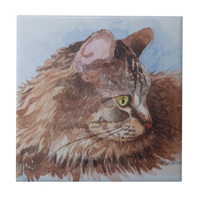 5352 Cat Tile (Front)