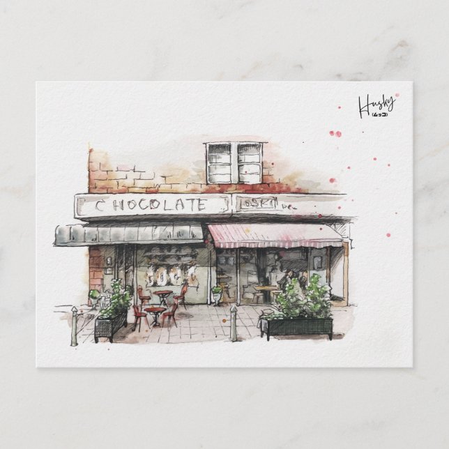 53: Milson’s point cafe Postcard (Front)