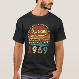 53 Years Old Awesome Since December 1969 53rd Bir T-Shirt