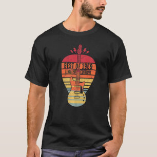 53 Years Old Birthday Best Of 1969 Guitar T-Shirt