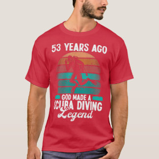 53 Years Old Scuba Diving Diver 53 Birthday T-Shirt