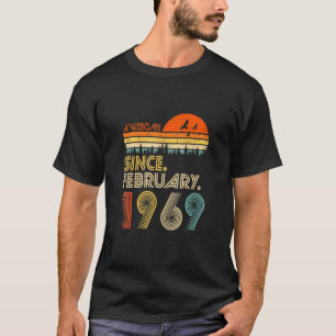 53rd Birthday 53 Year Old Awesome Since February 1 T-Shirt