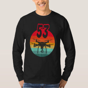 53rd Birthday I Retro Remote Control Drones With C T-Shirt