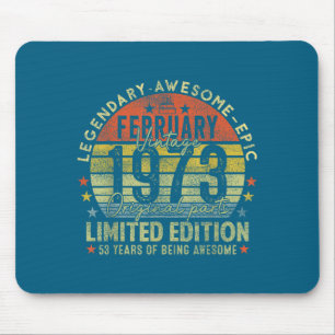 53rd Birthday Legends February 1996 Illustration Mouse Mat