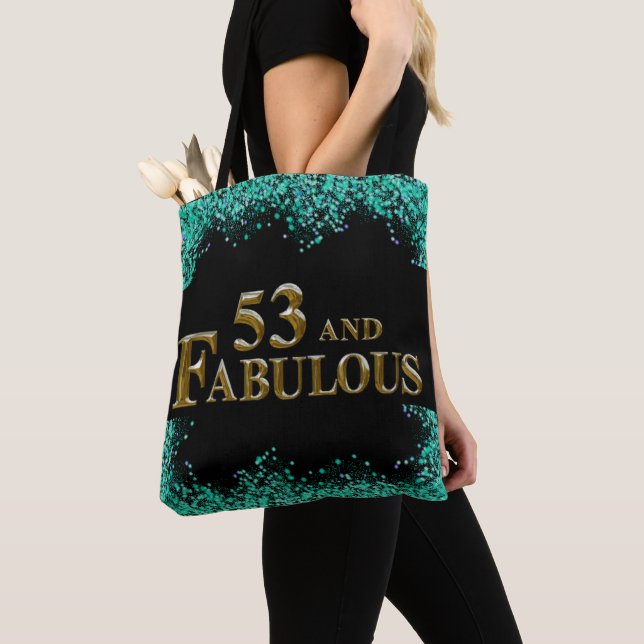 53rd Birthday  Tote Bag (Close Up)