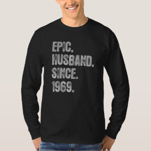 53rd Wedding Aniversary For Him Epic Husband Since T-Shirt