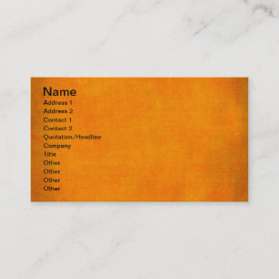 5451_sports ORANGE POPSICLE TEXTURE BACKGROUND TEM Business Card