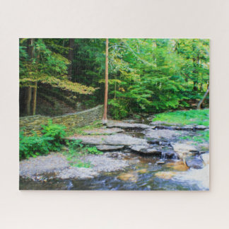 5484-2-Stairs at Wolf Creek Jigsaw Puzzle