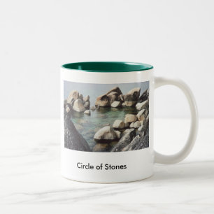 54. 300-100 Circle of Stones 9-00, 54. 300-100 ... Two-Tone Coffee Mug
