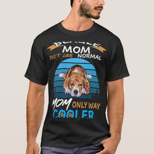 54 Beagle Mum Cooler T-Shirt (Front)