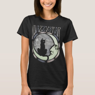 54 Mazzy Star Moon And Cat Vintage T-Shirt