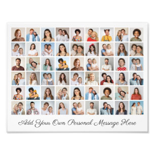 54 Photo Collage Add A Greeting Photo Enlargement