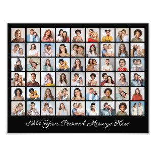 54 Photo Collage Add A Greeting Photo Enlargement Print