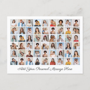 54 Photo Collage Add Your Own Greeting  Holiday Postcard