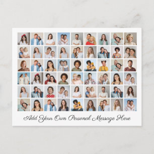 54 Photo Collage Add Your Own Greeting  Postcard