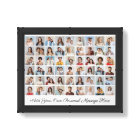 54 Photo Collage Add Your Own Greeting Poster