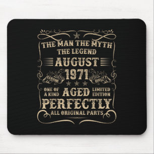 54 Year Old Birthday Gifts For Men August 1971 54t Mouse Mat