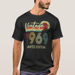 54 Years Old Vintage 1969  Made In 1969 54th Birth T-Shirt